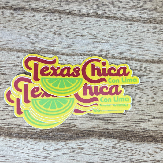 Texas Chica Sticker Decal
