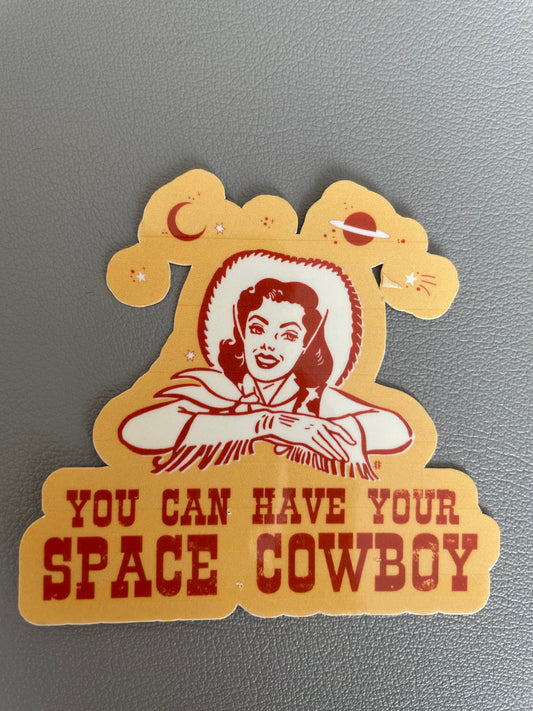 Space Cowboy Sticker