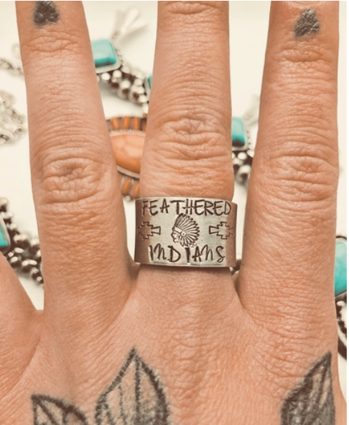 Feathered Indians Ring