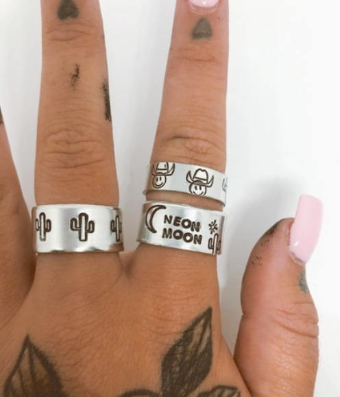 Neon Moon Ring