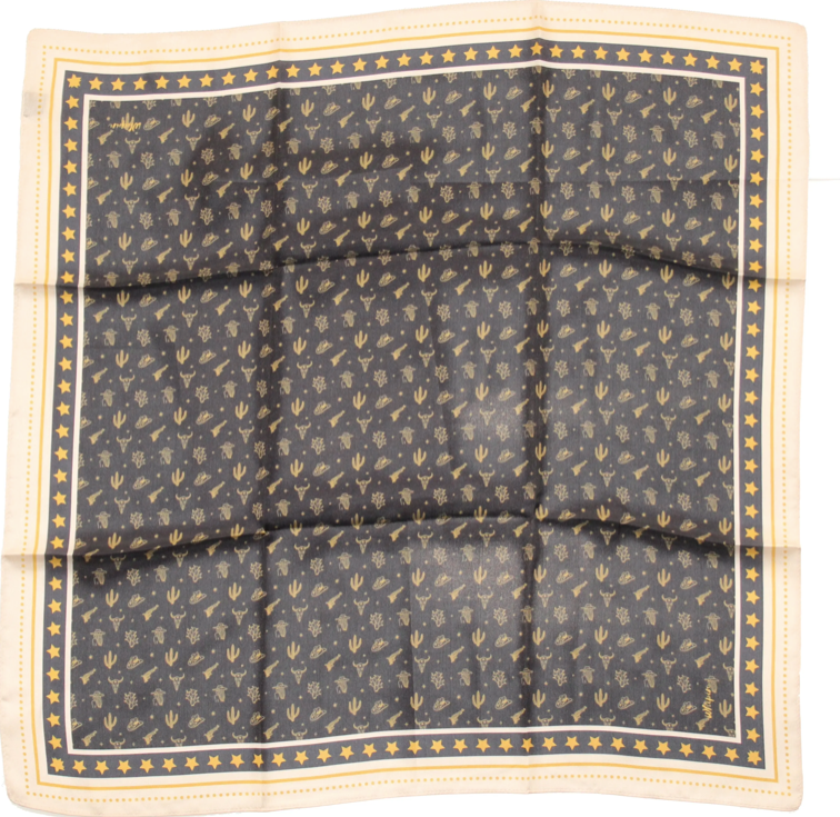 Black and Gold Wild Rag