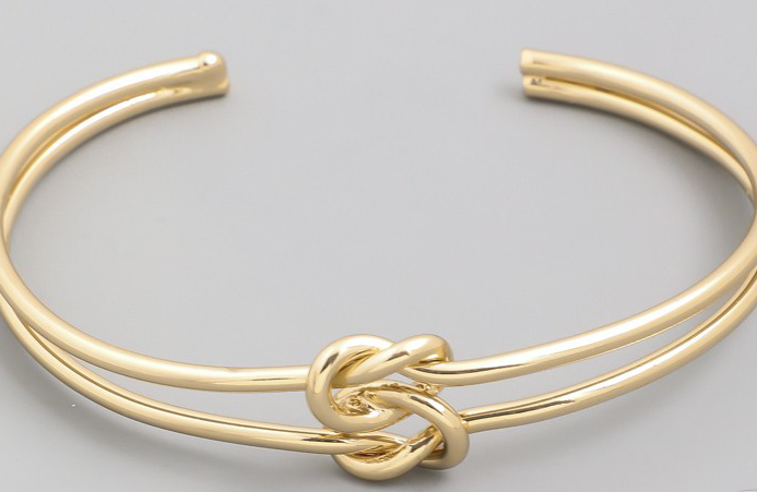 Double Knot Cuff Bracelet